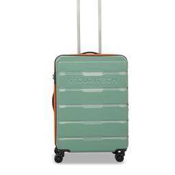 SECURITECH CITADEL Textured Expandable Hard-Sided Medium Trolley Bag-34