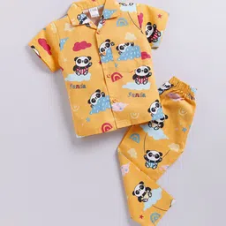 NAUTI KIDZ Boys Pure Cotton Printed Night suit-picture-12