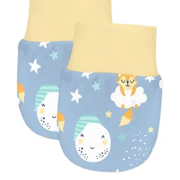 Adhigams Cosmic Night Newborn Cotton Hand Gloves-45