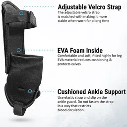 VECTOR X Samba-SR Football Shin Guard With Adjustable Straps image 3