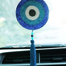 COLOR SPLASH Blue & White Printed Colorsplash Evil Eye-image-39
