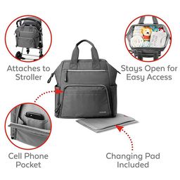 SKIP HOP Mainframe Lightweight Diaper Backpack image 4
