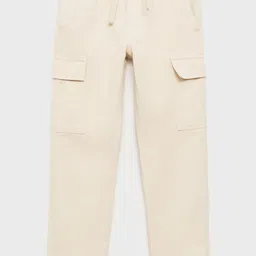 Mango Kids Boys Straight Fit Pure Cotton Trousers-picture-37