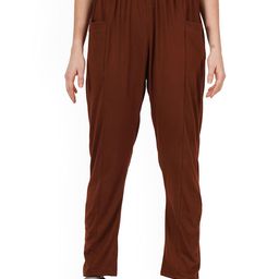 Fashionable Women Cotton Mid Rise Track Pants-image-69