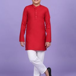 KRAFT INDIA Boys Mandarin Collar Kurta With Pyjamas-picture-37