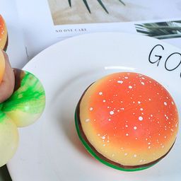 Babymoon Set Of 2 Artificial Soft Mini Burger Photoshoot Props-25