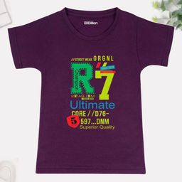 Billion Boys Printed Bio Finish Applique T-shirt-image-102