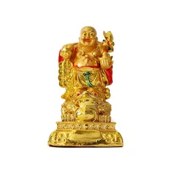The Spiritual Living Gold-Toned Buddha Figurine Showpiece-picture-11