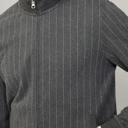 HACKETT LONDON Men Striped Front-Open Sweaters image 4