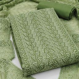 rangtulika ethnics Rangtulika Ethnic Motifs Embroidered Sequinned Unstitched Dress Material-picture-40