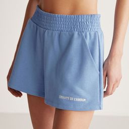 GRIMELANGE Women Mid-Rise Pure Cotton Shorts-image-75
