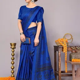 KALINI Floral Block Printed Saree-picture-10