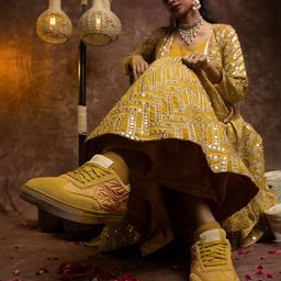 bacca bucci Rangreza Women Ethnic Sneakers for Indian Festive & Ethnic Wear Haldi UK 3-image-85