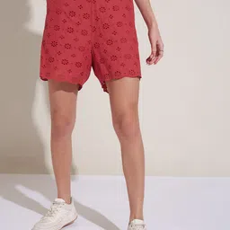 Honey by Pantaloons Women Floral High-Rise Shorts-image-23