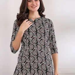 Moda Rapido Ethnic Motifs Printed V-Neck Kurti-picture-58