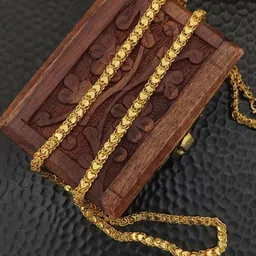 Hanaa Copper Gold-Plated Chain-11