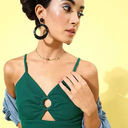 KASSUALLY Women Cotton Cut-Out Detail Bralette Crop Top-image-66