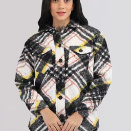 HONNETE Checked Parka Coat-picture-30