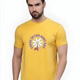 KaamBhari Graphic Printed Round Neck Pure Cotton Regular Fit T-shirt-picture-13