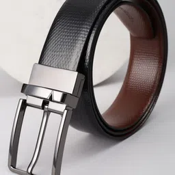 Van Heusen Men Textured Leather Formal Belt-image-69