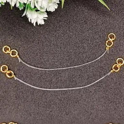 ARISTAL Jewellery Gold-Plated Brass Earrings-image-4