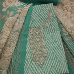Soch Printed Unstitched Dress Material-image-60