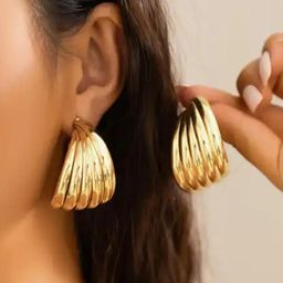 AKISON JEWELS Gold-Plated Earrings-image-78
