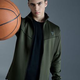 SG Men Brand Logo Polyester Sporty Jacket Patchwork-picture-49