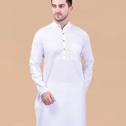 PulseIQ Selection Of 2 Band Collar Pure Cotton Straight Kurtas-image-30