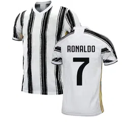 dostitch Boys Cristiano Ronaldo Striped V-Neck T-shirt-image-30