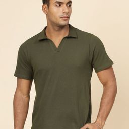 Metronaut Polo Collar Cotton Slim Fit T-shirt-picture-44