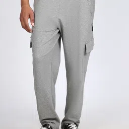 KLOTHFIT Men Baggy Low-Rise Cotton Cargo Styles Joggers-image-68