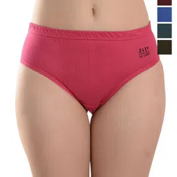 JIL X Pack Of 5 Cotton Hipster Briefs - MY-JILX-PLAIN-IE-5PC-54