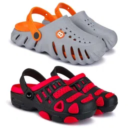 BERSACHE Girls Set Of 2 Ultra Soft Technology Clogs-10