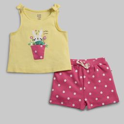Ed-a-Mamma Baby Girls Printed T-shirt with Shorts-image-21
