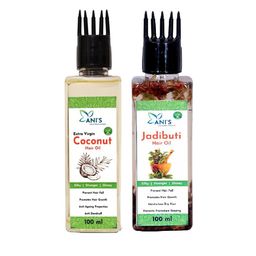 ANI'S Set Of 2 Coconut & Jadibuti Hair Oil For Strong & Silky Hairs - 100ml Each-10