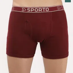 Sporto by Macho Men Pack Of 2 Combed Cotton Long Trunks M1030_M(1)-Prt(1)-S-picture-26
