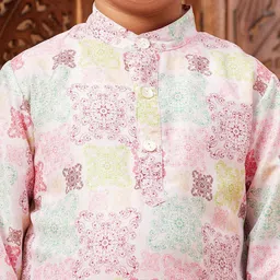Stylo Bug Boys Printed Regular Kurta with Pyjamas image 2