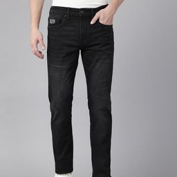 U.S. Polo Assn. Denim Co. Men Slim Tapered Fit Mid-Rise Light Fade Stretchable Jeans-picture-42