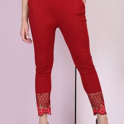 CORSICA Women Slim Fit Cotton Trouser-image-27