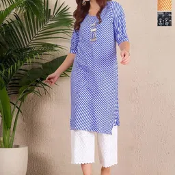 Anouk Rustic Women Ethnic Motifs Printed Crepe Kurta-image-20