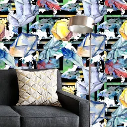 ArtzFolio Printed UV-Resistant Anti-Bacterial Diamond Rock PatternPeel & Stick Wallpaper-image-36