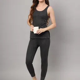 FUNAHME Women Striped Thermal Set-picture-9