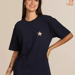 Mast & Harbour Pack Of 3 Graphic Printed Oversized Cotton T-shirt-picture-16
