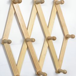 HOKIPO Brown Bamboo Wall Hanging Hook-23