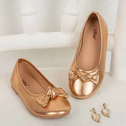 toothless Girls Round Toe Ballerinas-image-40