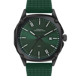 French Connection Men Dial & Textured Straps Analogue Watch FCH01GR image 1