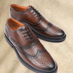 NICO NERINI Men Leather Formal Brogues-image-7