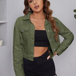BUY NEW TREND Women Lightweight Denim Jacket-image-48