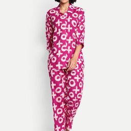 GAB Printed Pure Cotton Shirt With Trousers Co-Ords-image-65